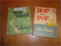 Snow Tracks book and hop on pop book