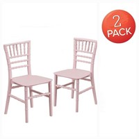 Flash Furniture Kids Pink Resin 2 Pack Chair