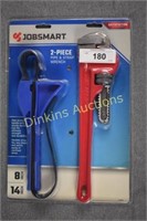 2 PC Pipe Wrench