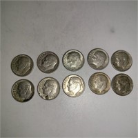 Lot of 1960's Dimes