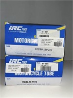 (2) IRC 15" Motorcyle Tube