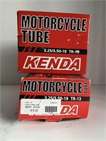 (2) Kenda 19" Motorcycle Tubes