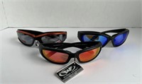 (3) Pairs of Global Vision Riding Sunglasses