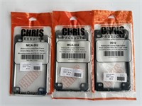 (3) CHRIS Products License Plate Holders