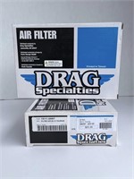 (2) Drag Specialties Touring Air Filters