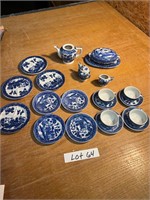 Blue and White Japan Set
