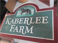 Kaberlee Farm Sign