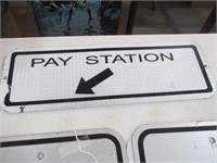 Pay Station Sign