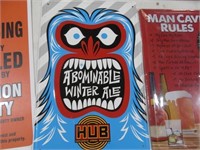 Abominable Winter Ale HUB Sign