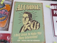 Alcohol Drinking Sign