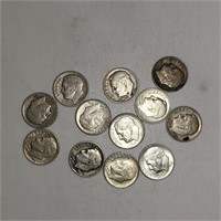 Lot of 1950's Dimes