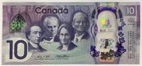 2017 Canada $10 Bill