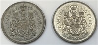 1976 and 1985 Canada 50Cent Coins