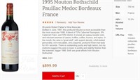 F - CHATEAU MOUTON ROTHSCHILD BOTTLE & BOX (V45)