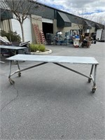 8' Galvanized Steel Table