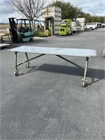 8" Galvanized Steel Table