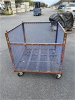Steel Utility Cart on Casters