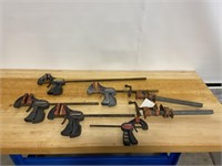 Lot of Wood Clamps