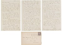 1918 Curly Lambeau Signed, Handwritten Letter