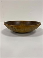 Primitive Antique Turned Wood Bowl
