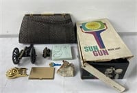 Group of miscellaneous - purse, sun gun, etc.