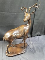 Vintage copper deer figure