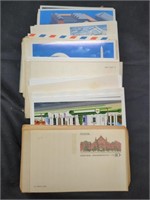100+ vintage unused, stamped Postal Cards