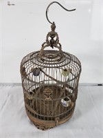 Chinese wood bird cage