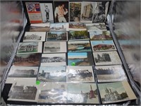 Collection of antique and vintage postcards