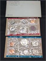 1971 US Mint Uncirculated Coin set in original