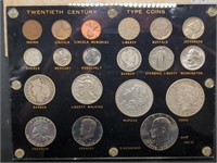 Twentieth Century Type Coin set in VF to Proof.