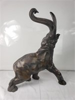 Bronze elephant 29"l x 14"w x 34.5"h