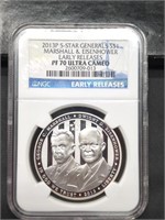 2013 5-Star General Silver $1 US Mint