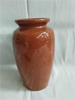 Bauer Fred Johnson vase glossy rust color 9
