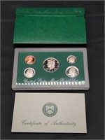 1998 US Mint Proof set coins in original box with