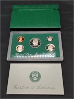 1997 US Mint Proof set coins in original box with