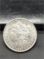 Uncirculated 1880-O Morgan Silver Dollar coin