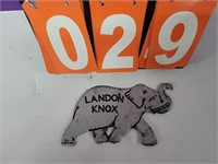 Landon Knox metal Elephant