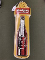 VINTAGE STYLE METAL DR PEPPER THERMOMETER - 17.25