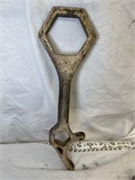 ANTIQUE CAST-IRON FIREMANS FIRE HYDRANT WRENCH