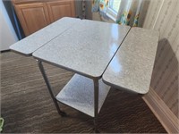 Mid century stainless formica table
