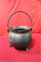 Antique Cast Iron Cauldron Approx. 13" diameter