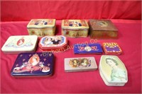 Vtg Tin Royal Commemoratives 10pc lot