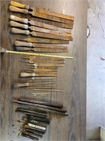 Files, punches, chisels - big lot!