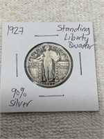 NICE 1927 STANDING LIBERTY SILVER QUARTER