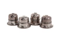 FOUR BIRKS SILVER RING BOXES