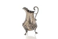 ENGLISH SILVER CREAM JUG, 214g