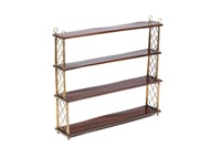 REGENCY PERIOD ROSEWOOD AND GILT-BRONZE ETAGERE