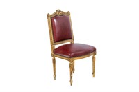 FRENCH GILTWOOD SIDE CHAIR