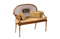 FRENCH NEOCLASSICAL CANED SETTEE